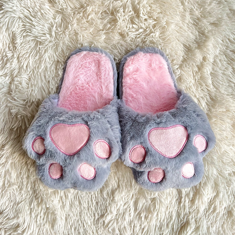 Cute Cartoon  Fur Slippers