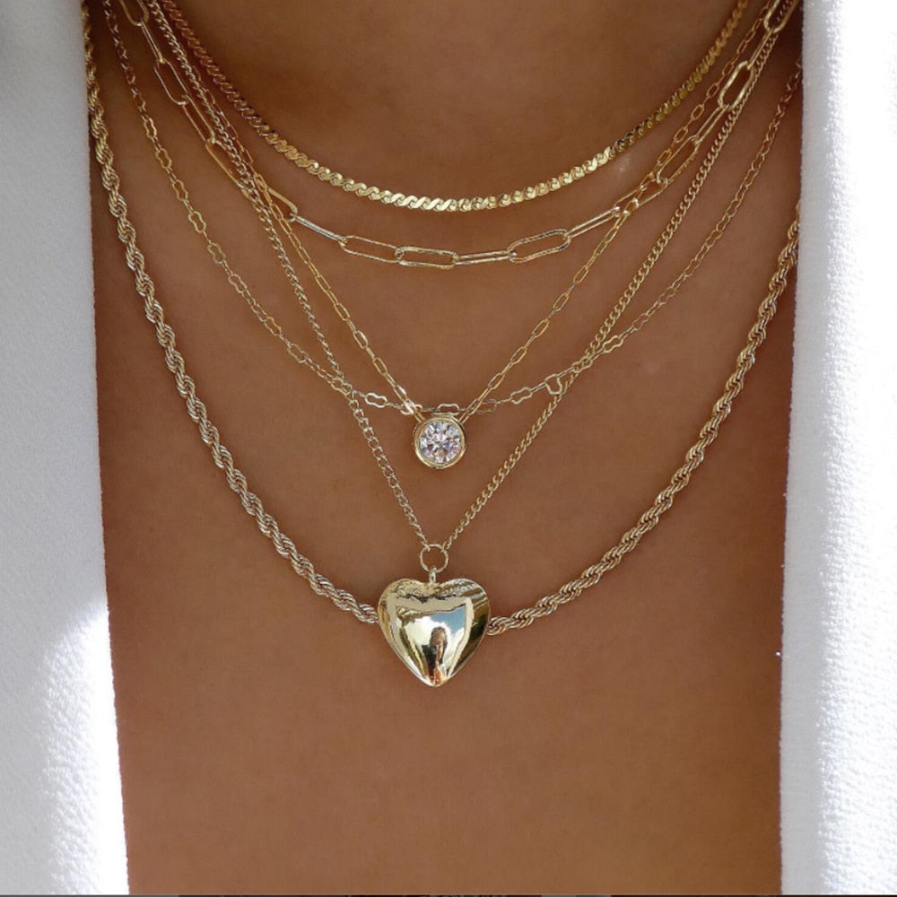 Moon Gold Necklace