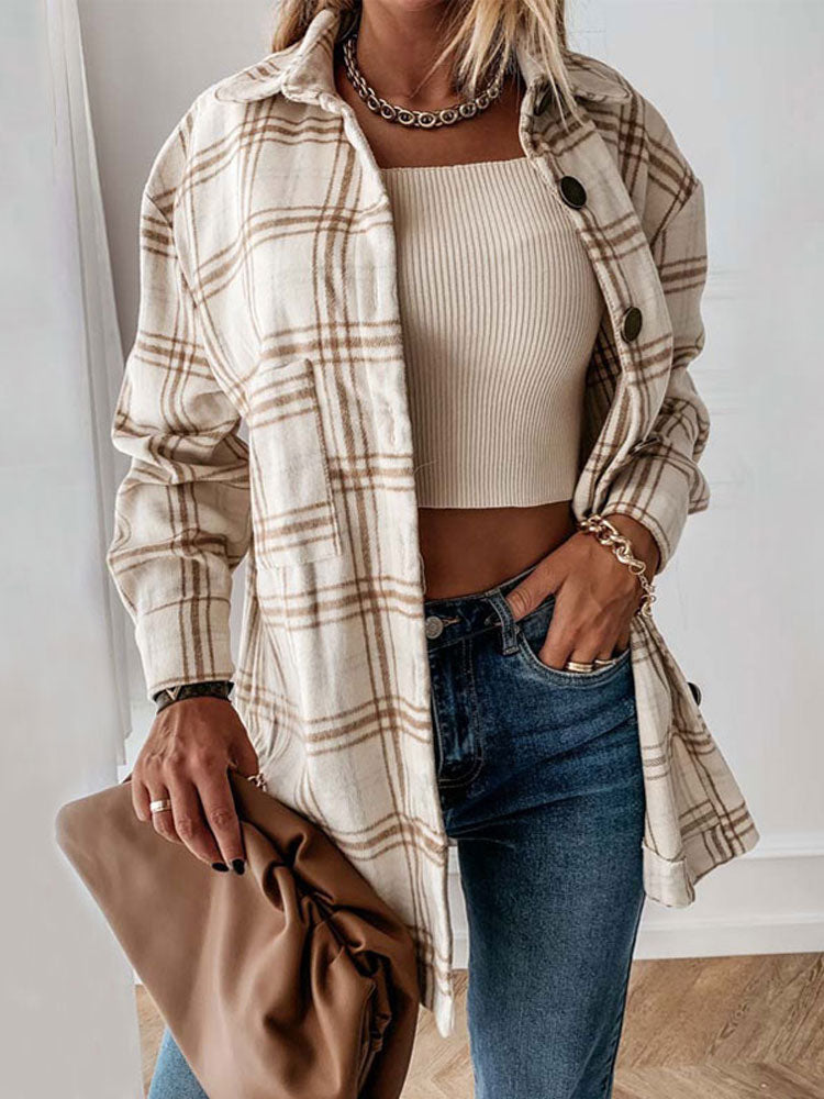 Plaid Jacket Women