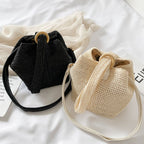 Boho Straw Woven Shoulder Bags