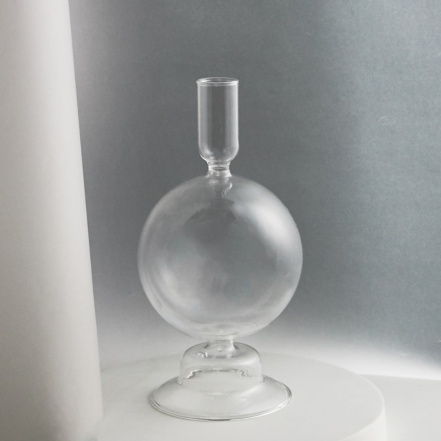 Jupiter Glass Candle Holders
