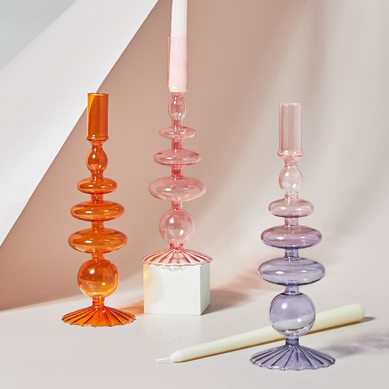 Mars Glass Candle Holder