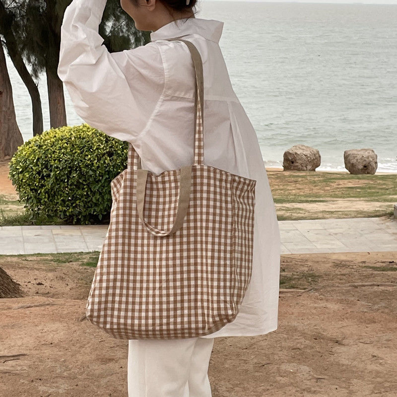 Doubleside Canvas Tote Shopping Bags
