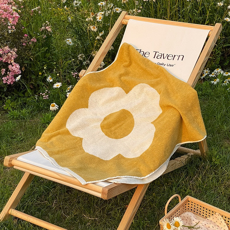 Flower Pure Cotton Towel