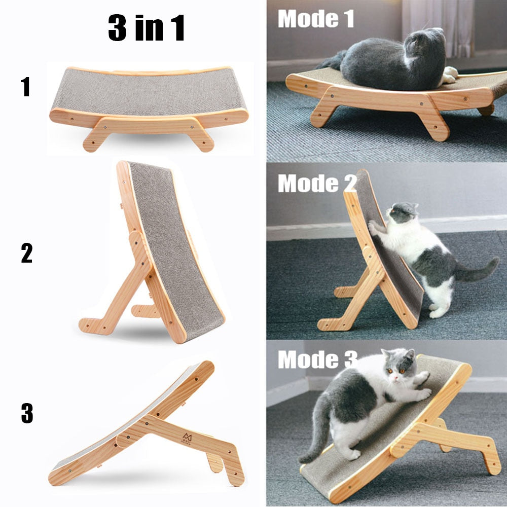 Wooden Cat Scratcher Board