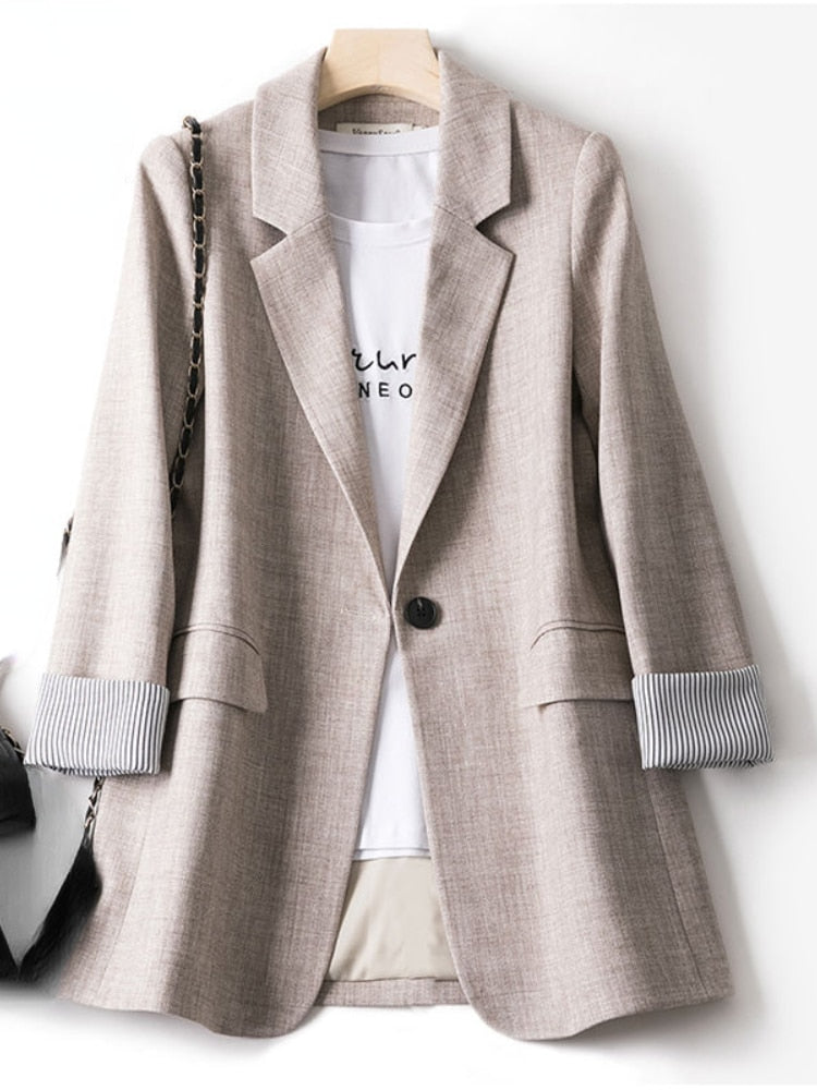 Minimalist Long Sleeve Blazer