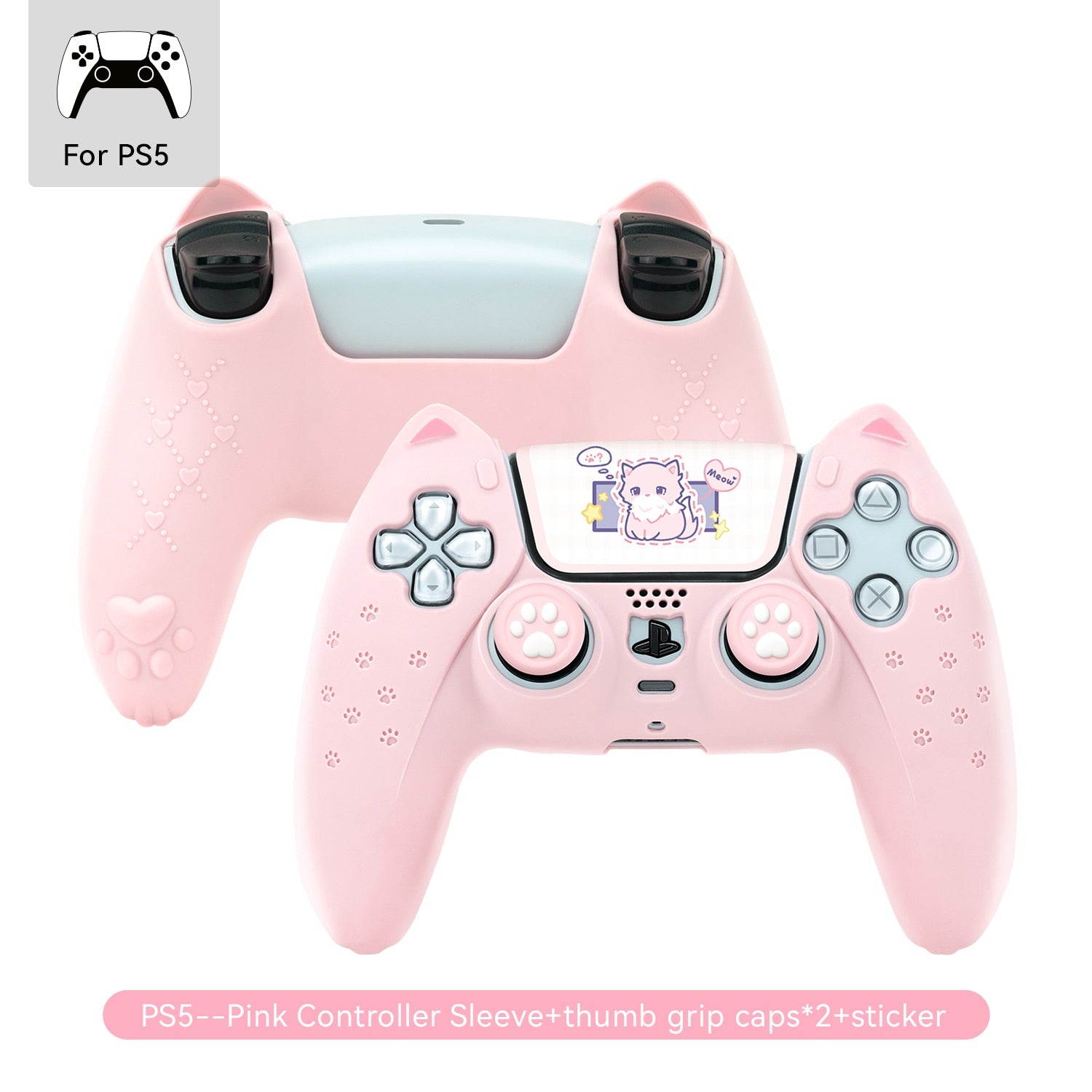 Kawaii Silicone Cover PS5 Controller
