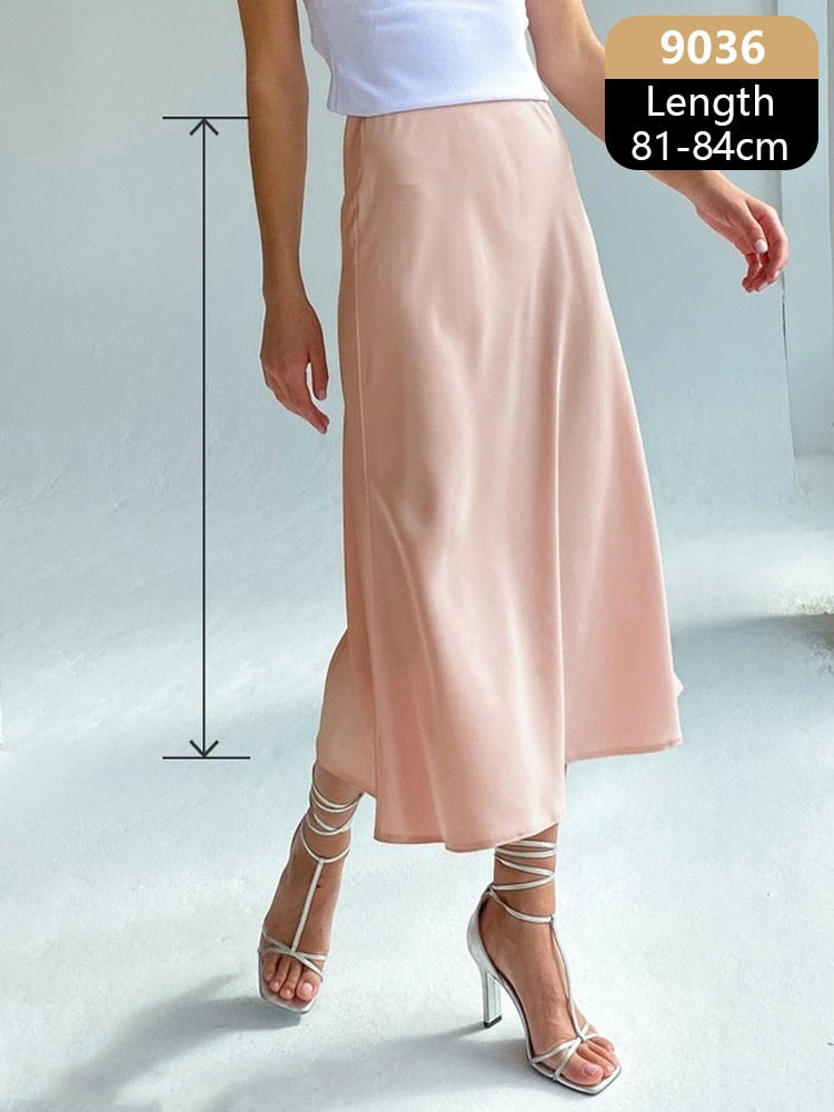Silk Satin Skirts
