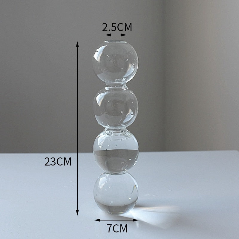 Transparent Glass Vase