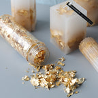 Gold Foil Sequins Glitter Nail Art