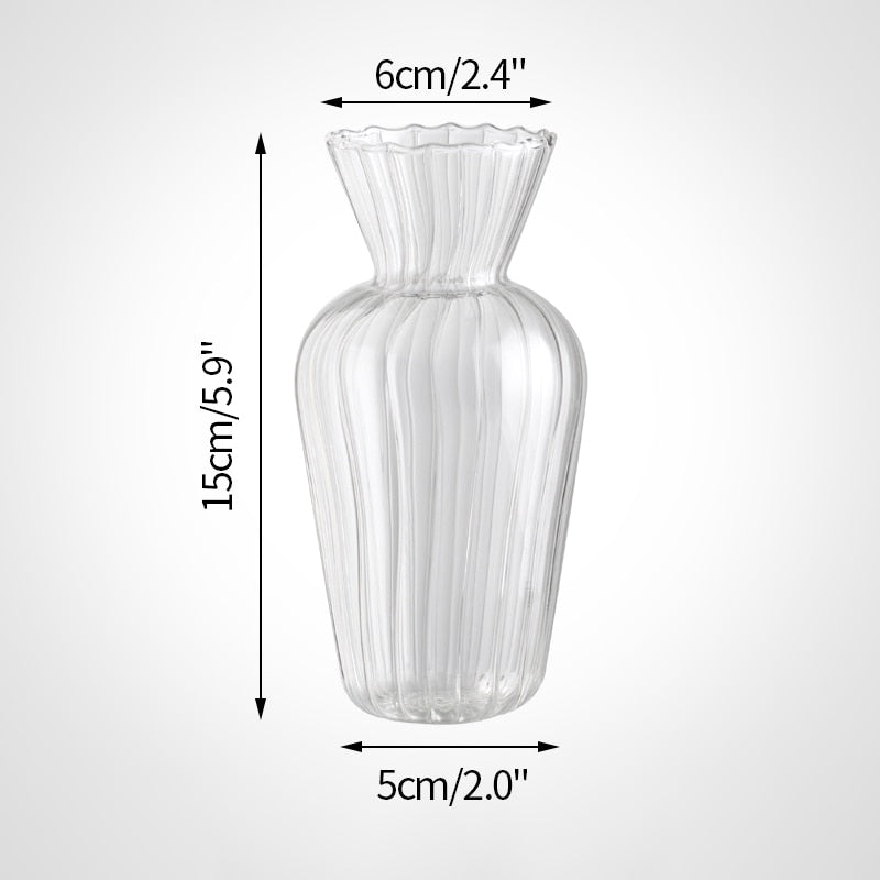 Transparent Glass Vase