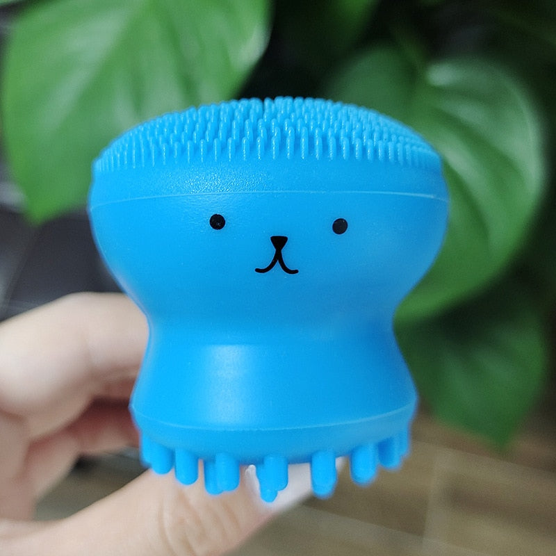 Pink Octopus Facial Brush