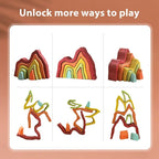 Rainbow Blocks Montessori Education Toy