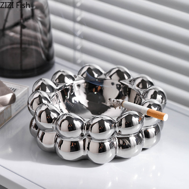 Abstract Ceramic Ashtray
