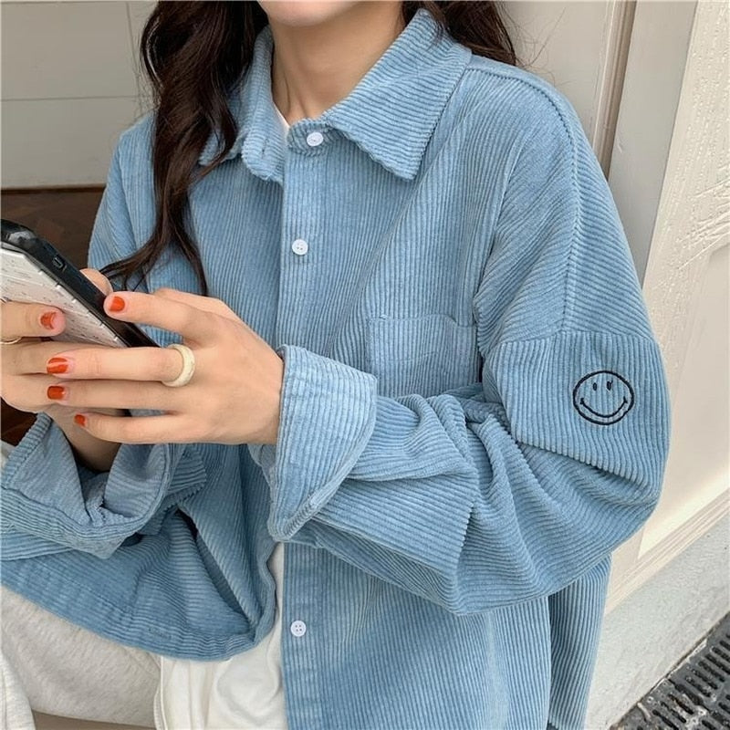 Smiley Corduroy Jacket