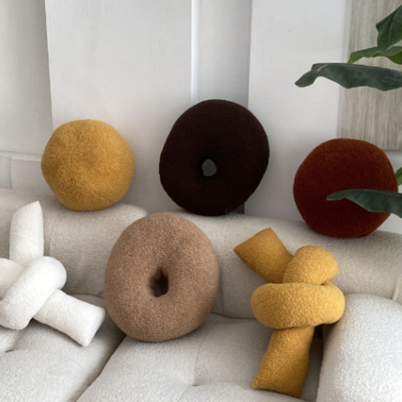 1PC Nordic Wool Plush Pillows