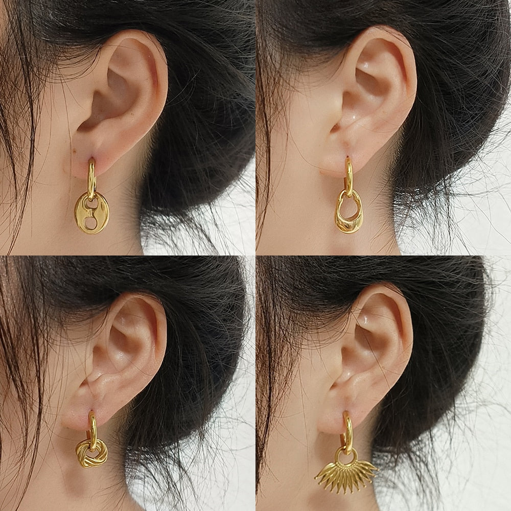 Mix Hoop Gold/Silver Earrings