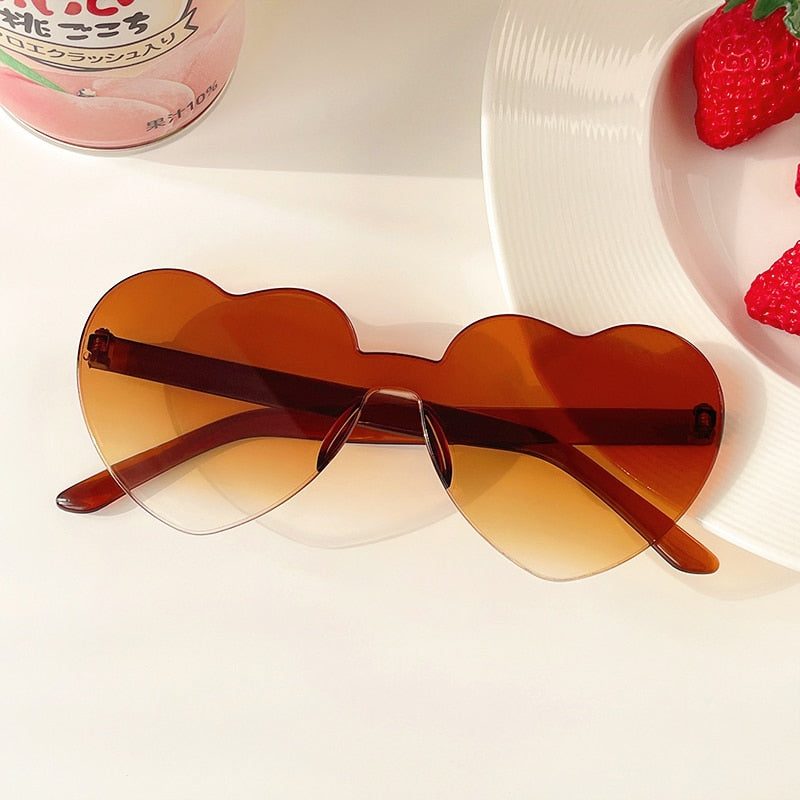 Love Heart Multicolor Party Sunglasses