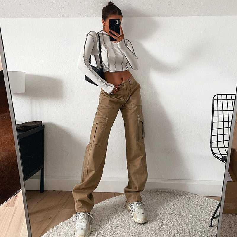 Cargo Pants Low Waist
