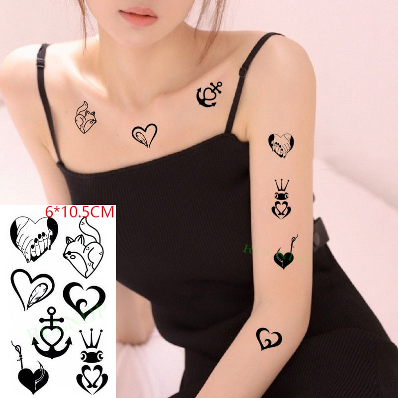 Smile Face Tattoo Sticker