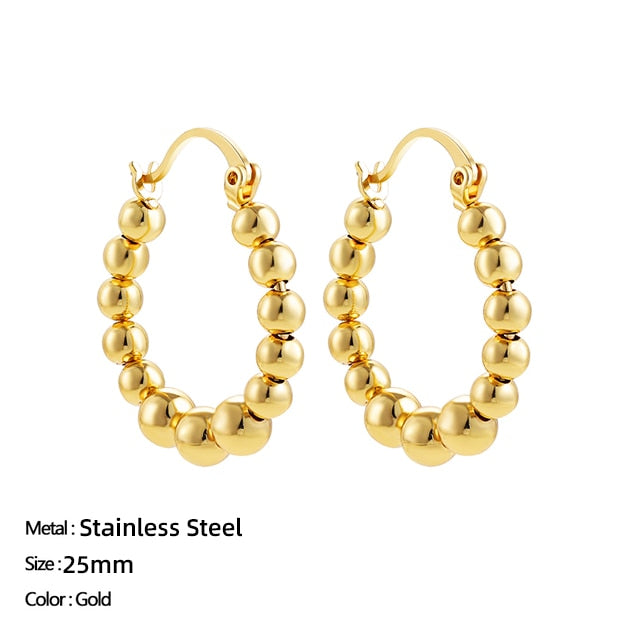 Classic Circle Hoop Earrings