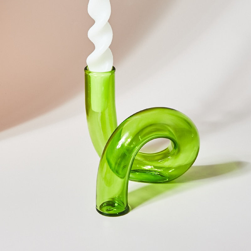 Glass  Candle Holders