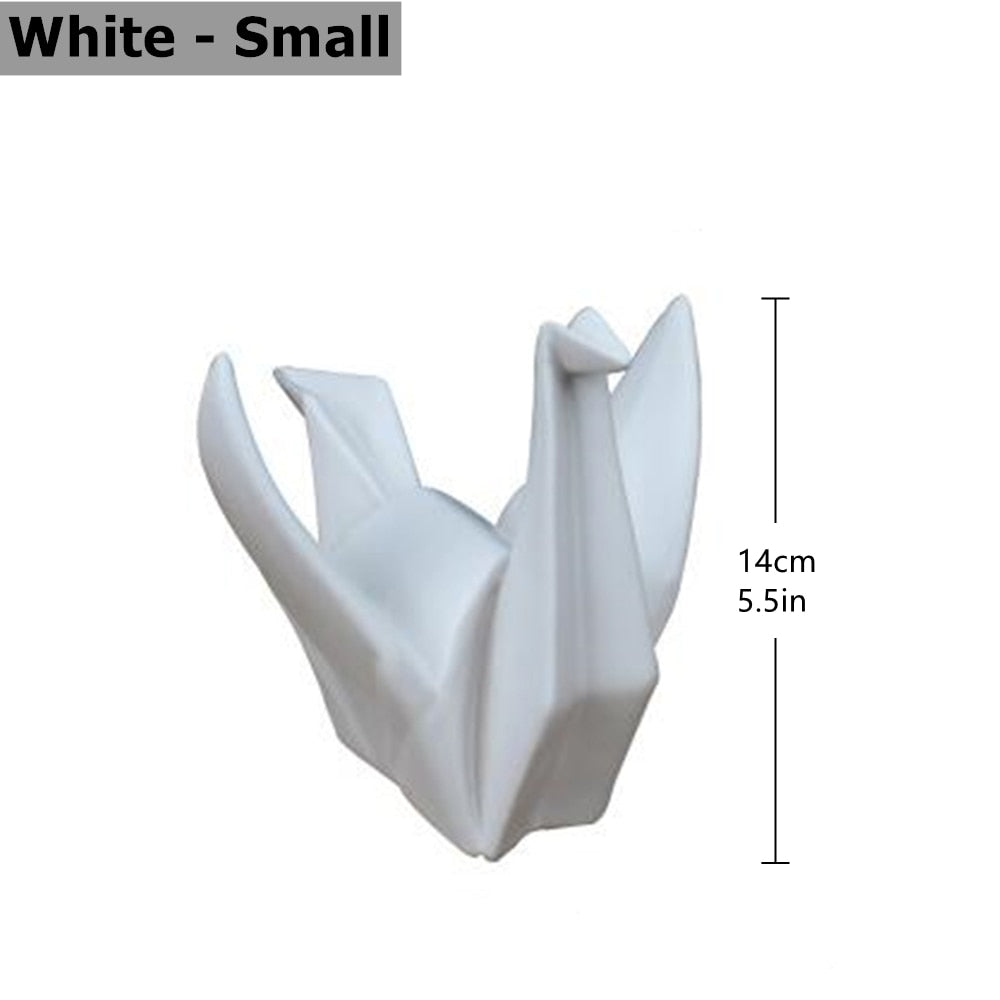 Ceramic Origami Animal Sculpture