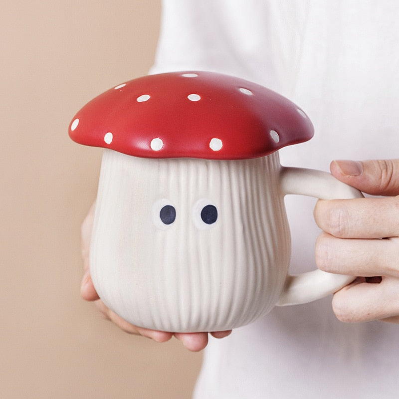 Hand Painted Mushroom Dinnerware Set