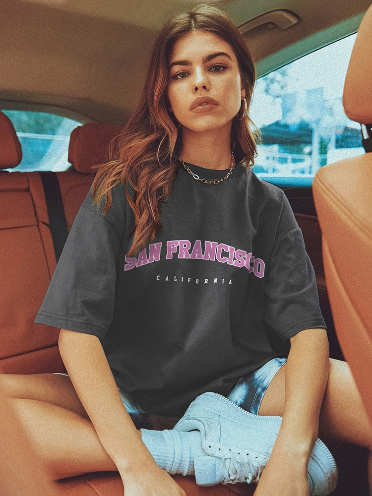 Graphic Drop Shoulder T-Shirt