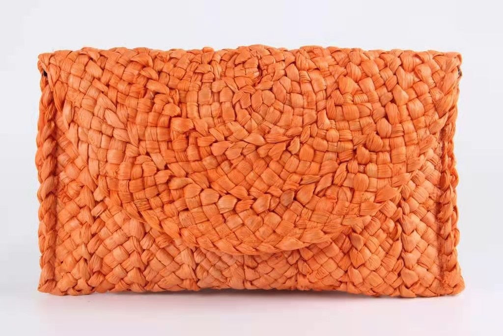 Straw Clutch Bag