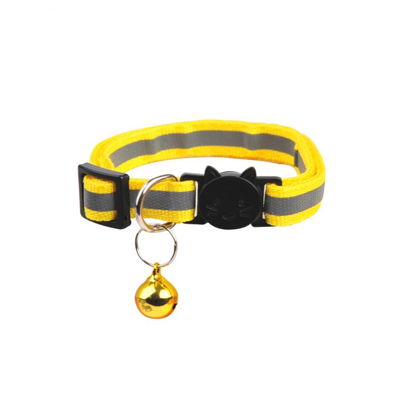 1Pc Pet Collar Reflective With Bell