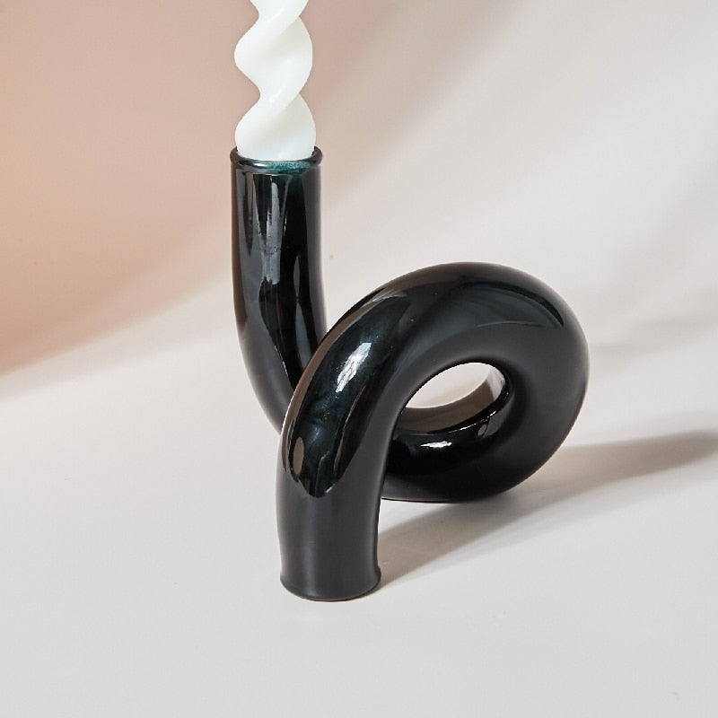 Glass  Candle Holders
