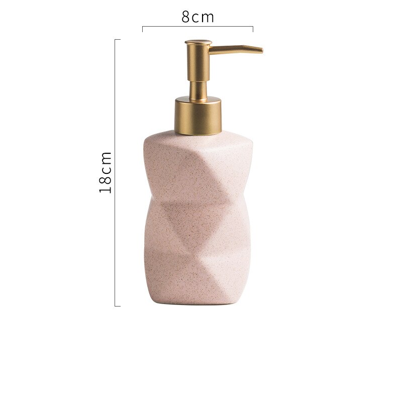 300ml Color Ceramic Soap Bottle