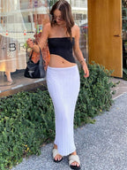 Knit Long Skirt