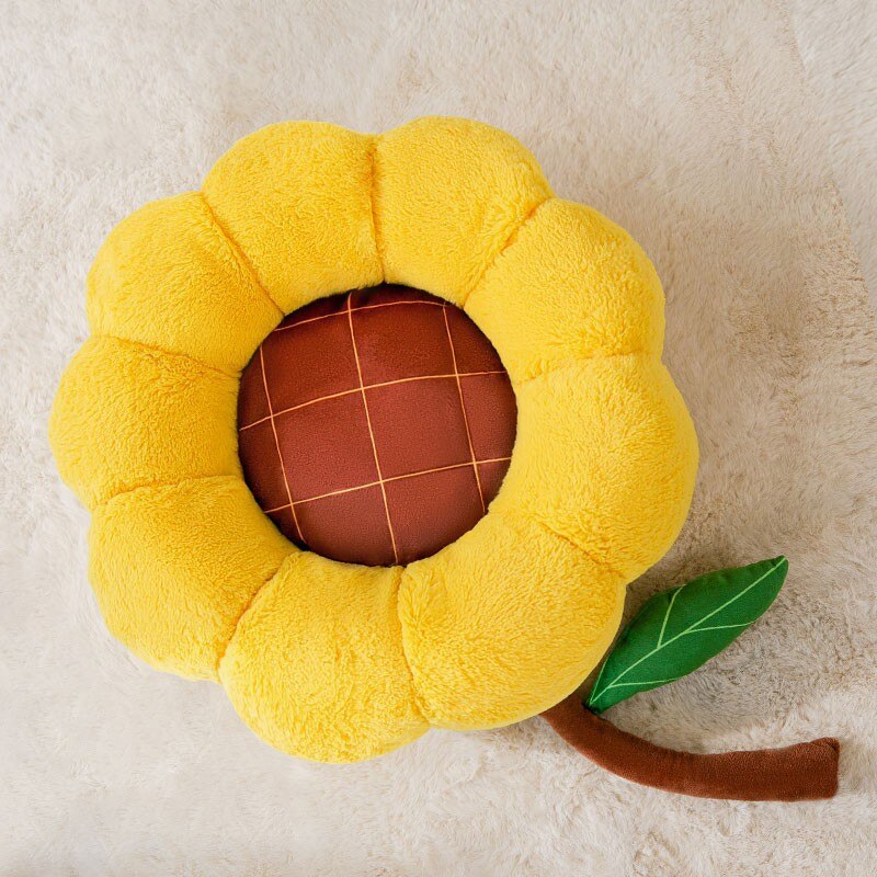 Flower Shaped Fluffy Bed Pet