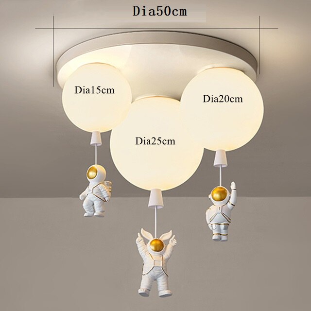 Nordic Astronaut Ballon LED Pendant Light