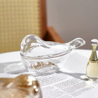 Jewelry Box Bird Shape Glass Jar