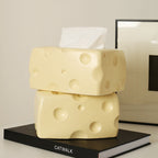 Ceramic Cheese Shape Tissue Box