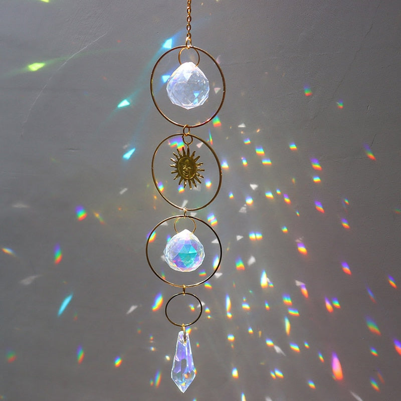Suncatcher Hanging Crystal Prism