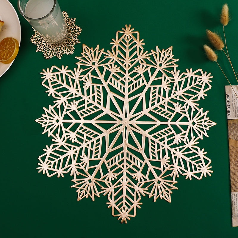 Christmas Table Placemat Snowflake