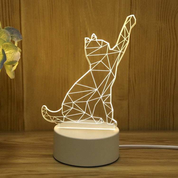 Christmas 3D Acrylic Night Light