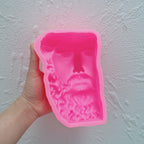 Greek Half Head Candle Mold