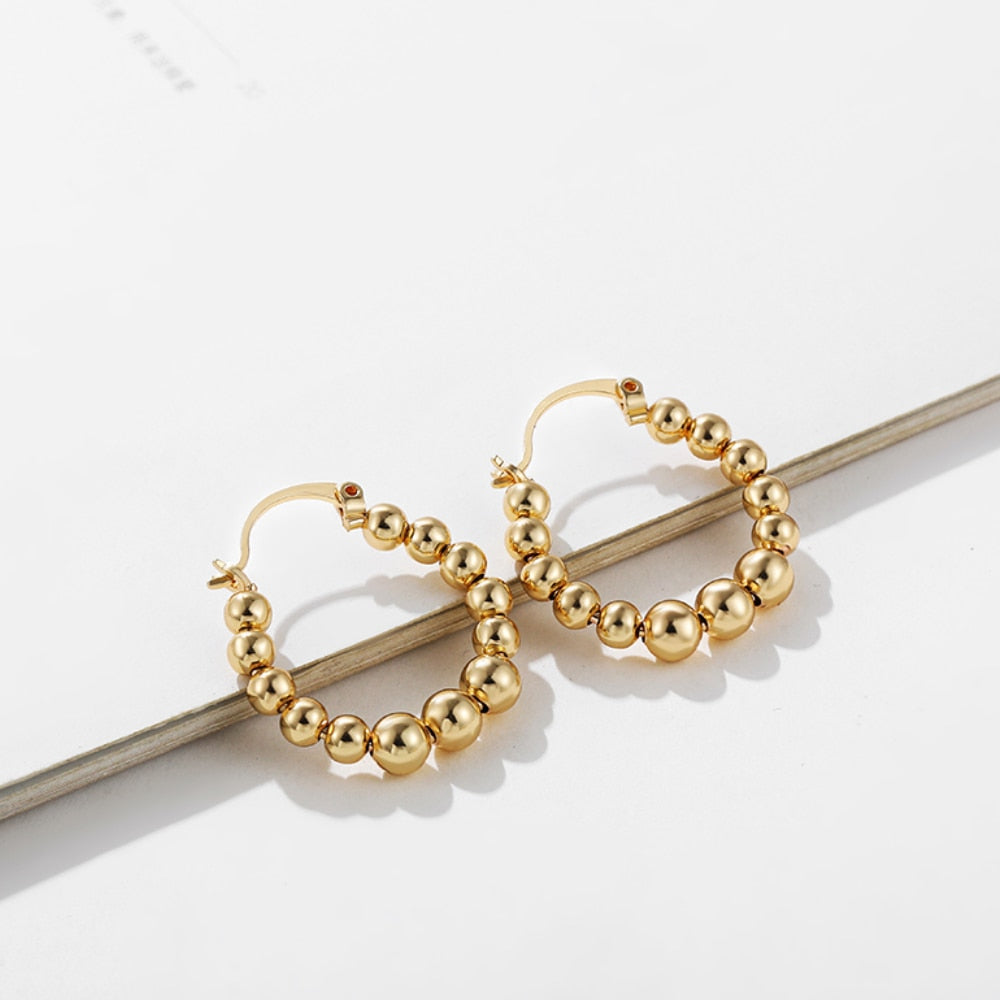 Gold Hoop Earrings
