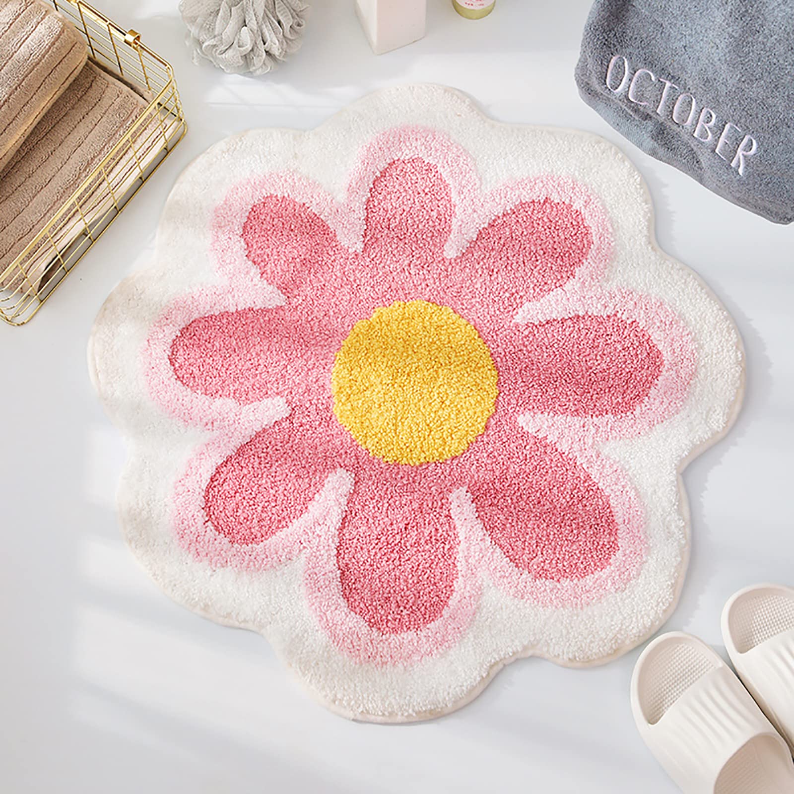 Flower Shape Non-slip Bathroom Mat