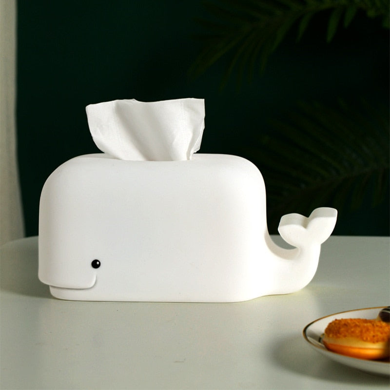 Whale Shape Silicone Tissue Box
