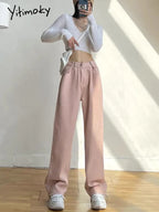 Pink High Waist Denim