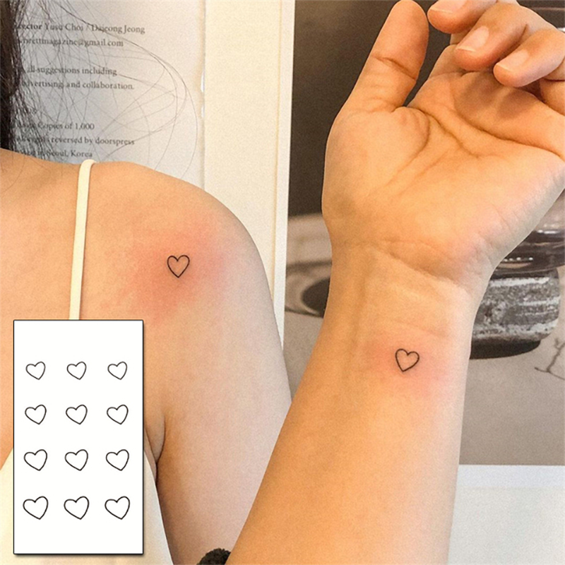 Smile Face Tattoo Sticker