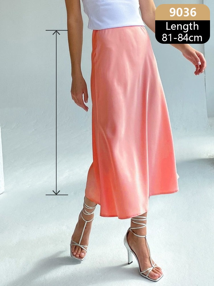 Silk Satin Skirts