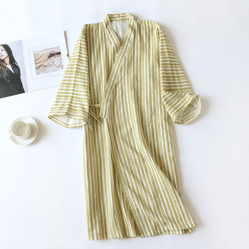 Japanese-style Kimono Pajamas