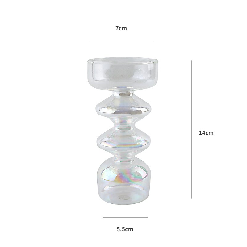 Aesthetic Glass Candle Holder